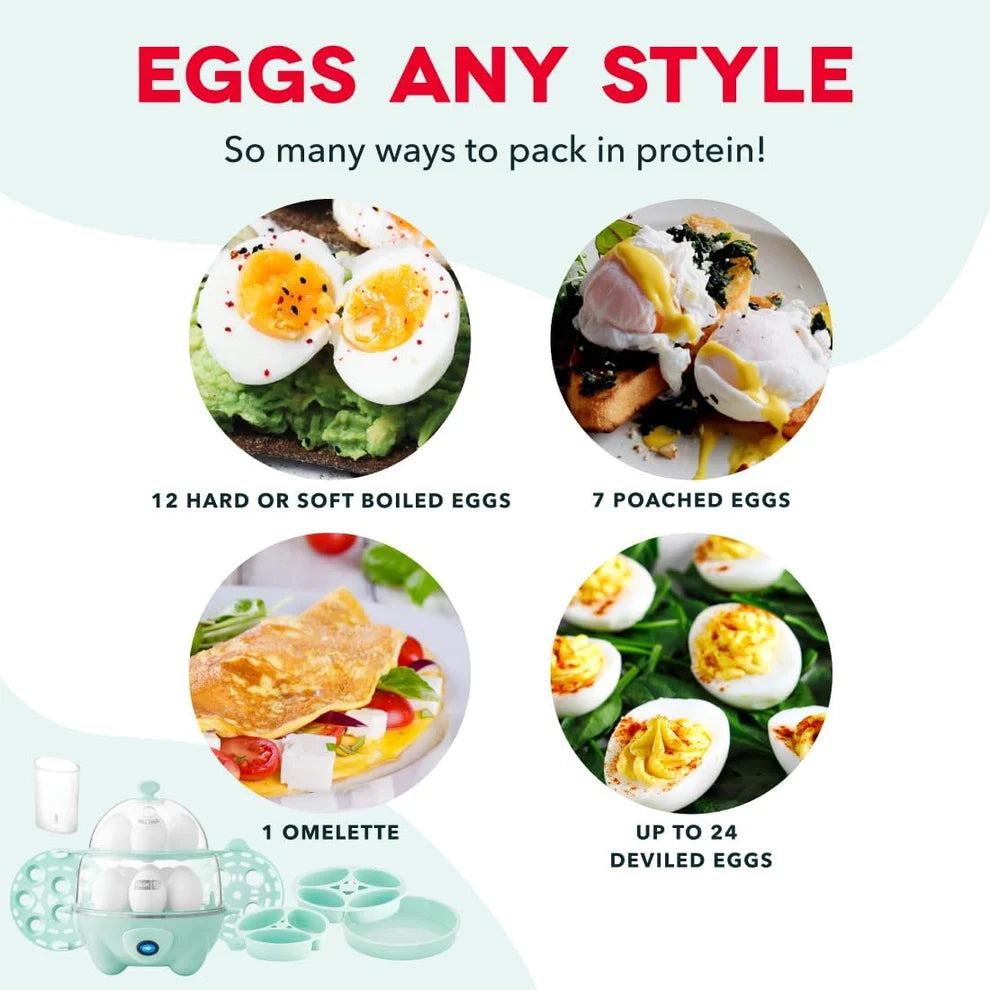 Egg cooker toaster espresso maker and omelette pan breakfast set