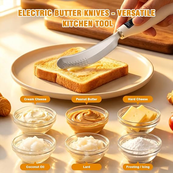 Heated Kitchen Butter Spreader for Chilled Butter