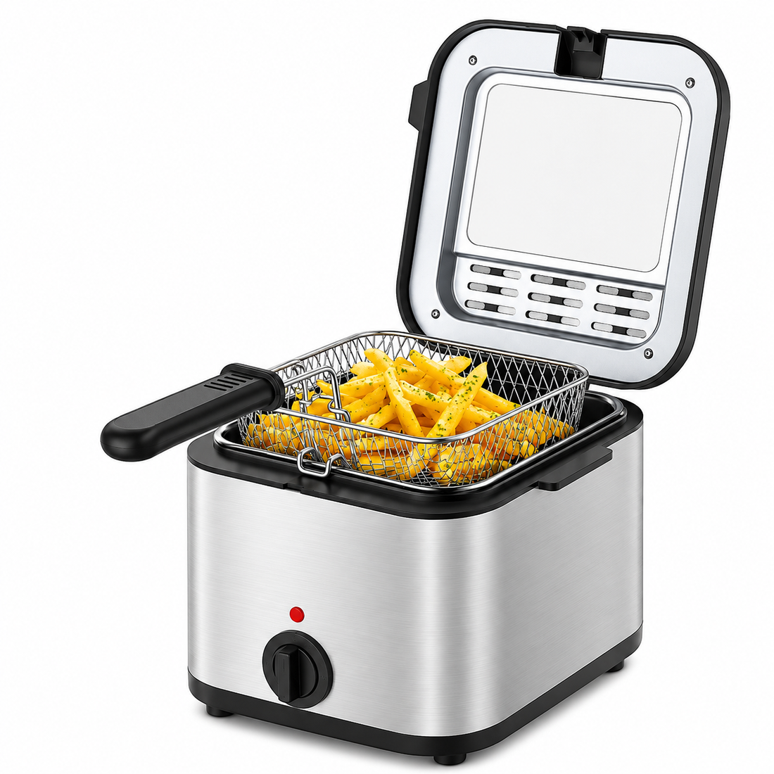 Large-Capacity Electric Fryer for Chicken, Fries & Snacks