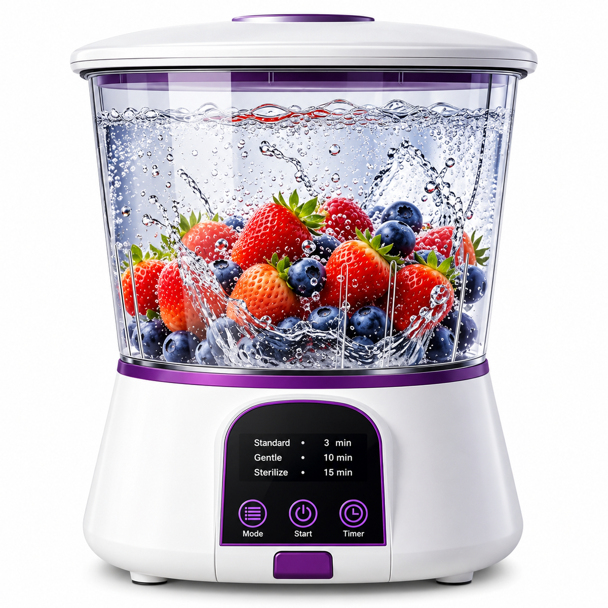 Multifunction Electric Produce Cleaner for Fruits & Vegetables