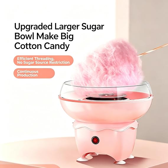 Compact Cotton Candy Machine for Homemade Candy Floss