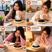 Round Tabletop Cup Warmer for Tea, Coffee & Milk