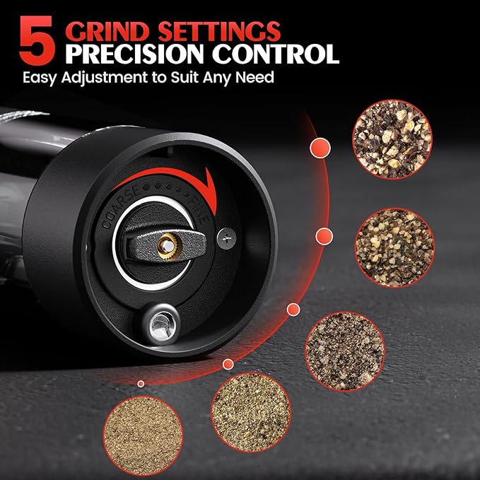 Electric Salt Grinder Adjustable