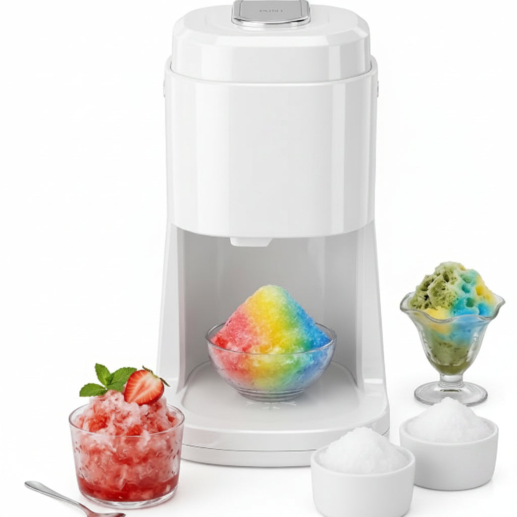 Shaved Ice Maker with Adjustable Ice Thickness