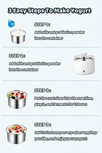 1-Quart Yogurt Maker with Stainless Steel Container