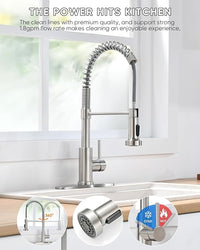 Farmhouse Kitchen Pull Down Faucet