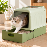 Extra large cat litter toilet for everyday use
