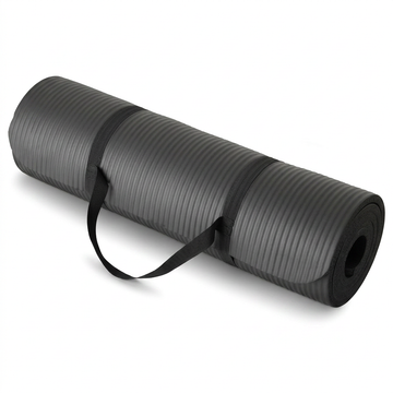 Extra thick yoga mat for comfortable home workout and exercise