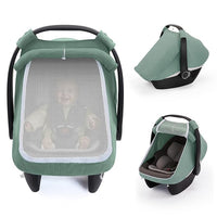 Extra large baby stroller muslin cover for daily outings
