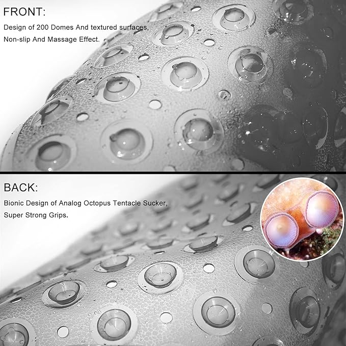 Anti Slip Bath Mat with Drain Holes