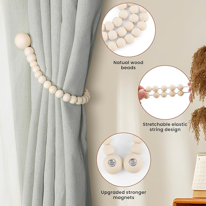 Farmhouse Curtain Tiebacks