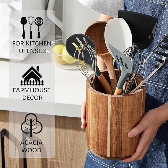 Farmhouse Utensil Holder