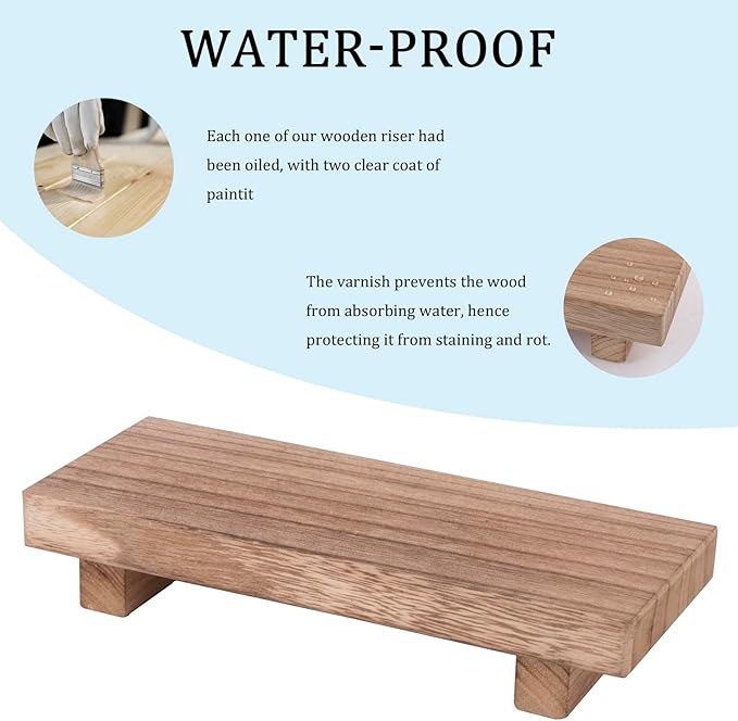Farmhouse Wooden Tray Stand