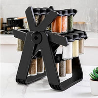 Rotating Countertop Spice Holder for Kitchen