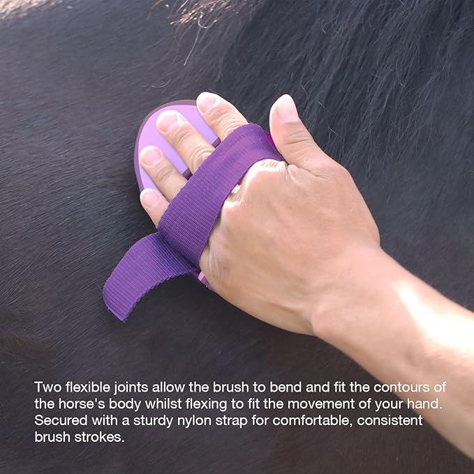 Flexible Equestrian Brush For Regular Horse Grooming