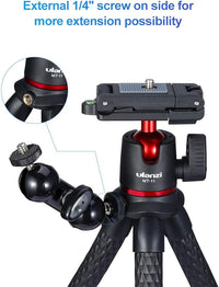 Flexible Legs of ULANZI Camera Tripod Wrapped Around Object for Stable Shots