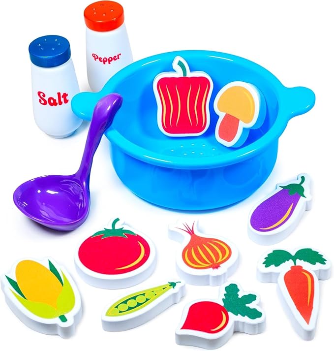 Floating baby bath toy for supervised bathtub play