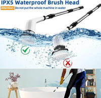 Electric rotating cleaning brush for household floors