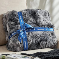 Soft Sherpa Fleece Throw for Warm Winter Home Comfort
