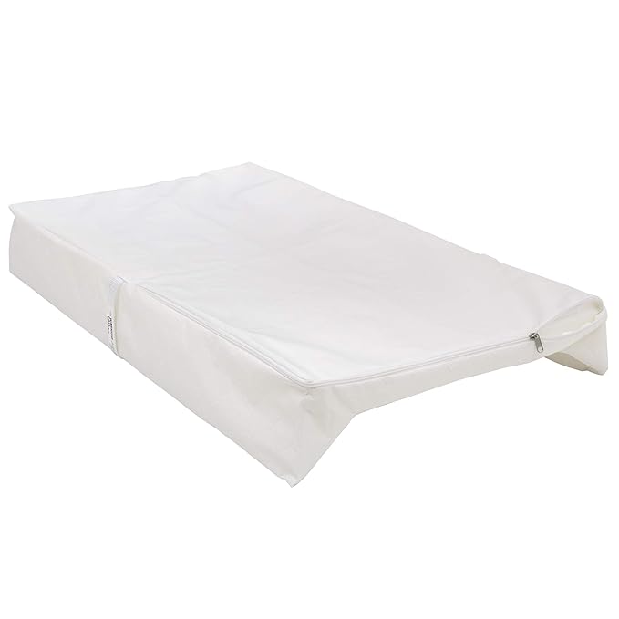 Foam contoured changing pad with waterproof cover, soft and safe for diaper changes