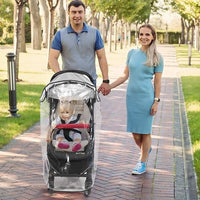 Foldable baby stroller cover for easy carrying