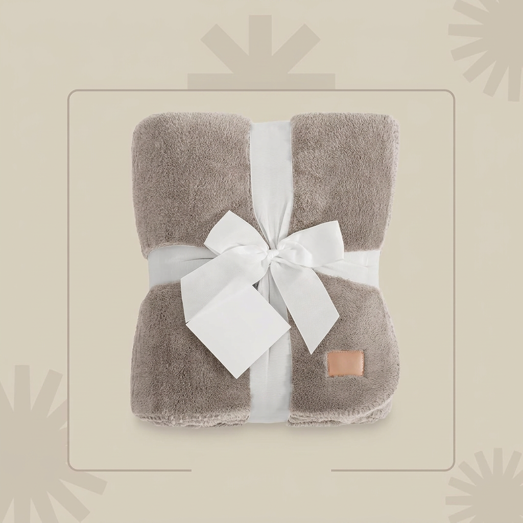 Foldable travel blanket for compact packing
