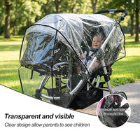 Lightweight Foldable Weather Shield Rain Cover For Strollers