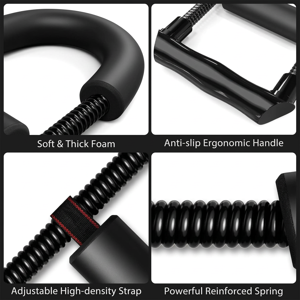 Adjustable Tension Exerciser for Hand and Arm Development