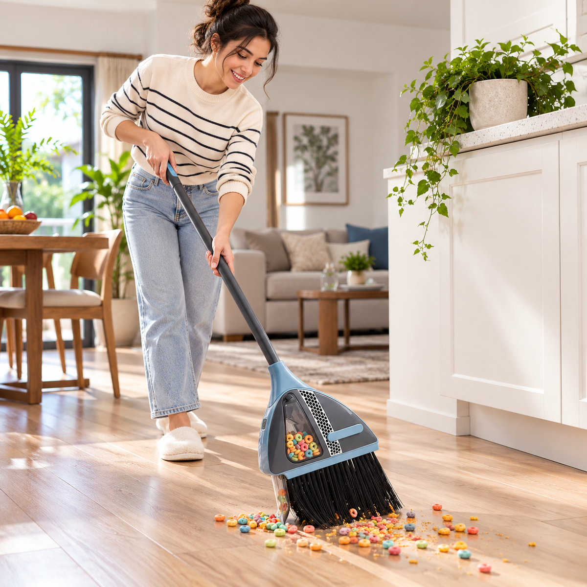 Complete household cleaning set for mattresses, walls, windows and floors