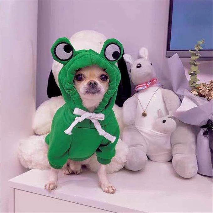 Fruit Style Dog Hoodie With Soft Fleece Fabric For Small Dog