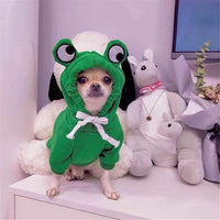 Fruit Style Dog Hoodie With Soft Fleece Fabric For Small Dog
