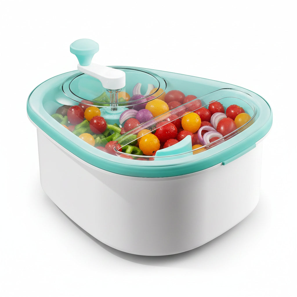 Fruit Washer with Drain Basket