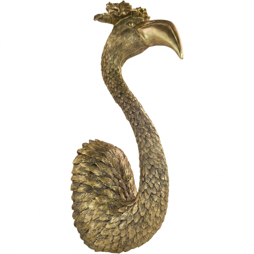 Vintage Bird Wall Sculpture for Living Room Bedroom and Kitchen