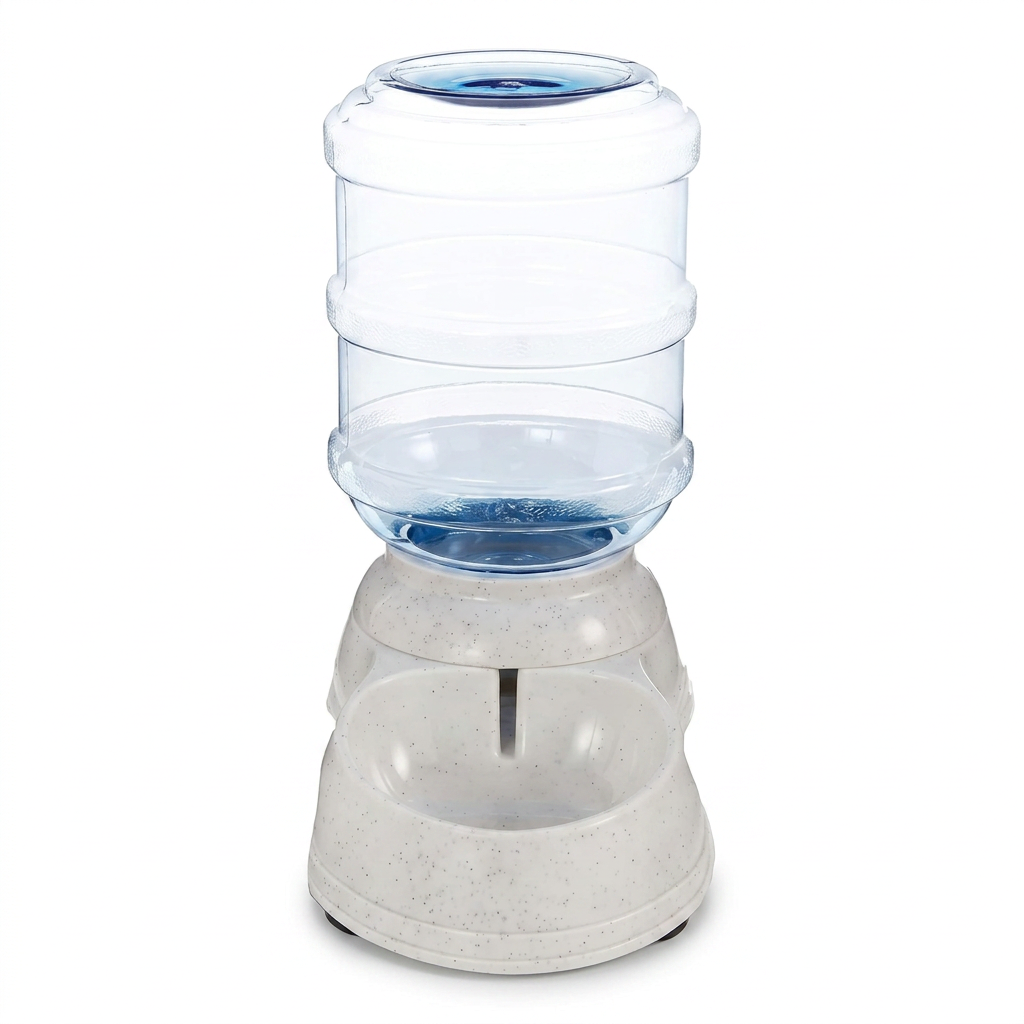 Gravity pet water dispenser 1 gallon automatic feeder for cats and dogs