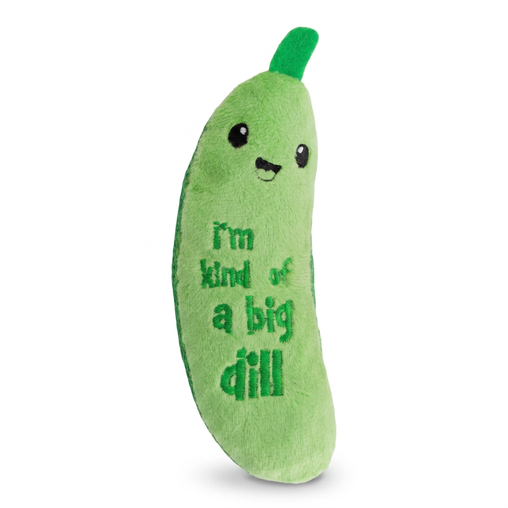 Crunchy Pickle Kicker Cat Toy with Catnip for Indoor Cats