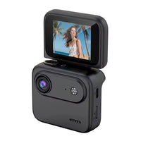 4K Mini Vlog Camera with Flip Screen and TF Card Support