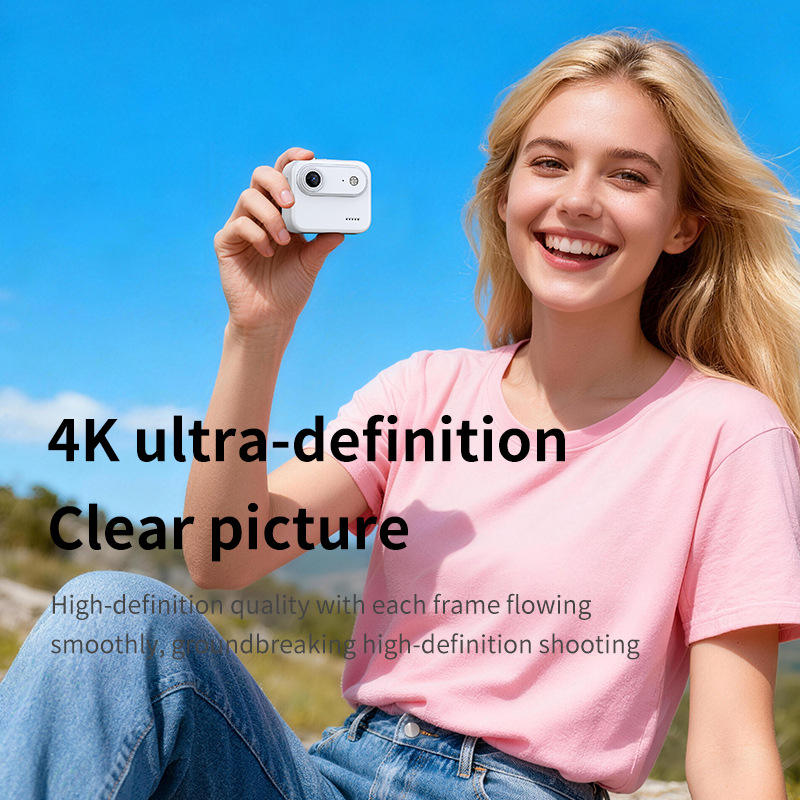 4K Mini Vlog Camera with Flip Screen and TF Card Support