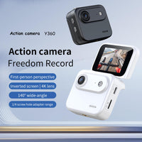 4K Mini Vlog Camera with Flip Screen and TF Card Support