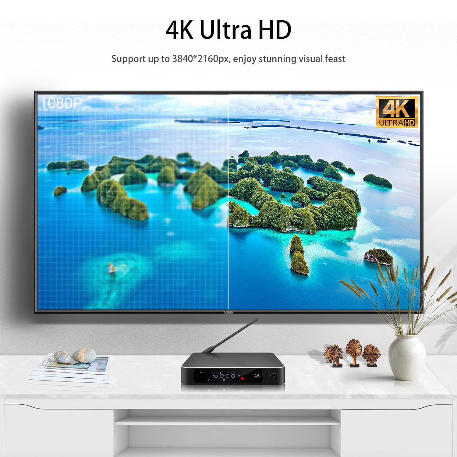 15ft HDMI cable perfect for large setups, supporting HDR and ARC for easy audio connection