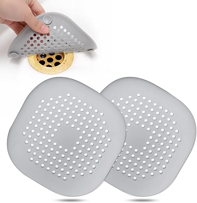 Silicone Hair Catcher for Shower Drain with Suction Cups