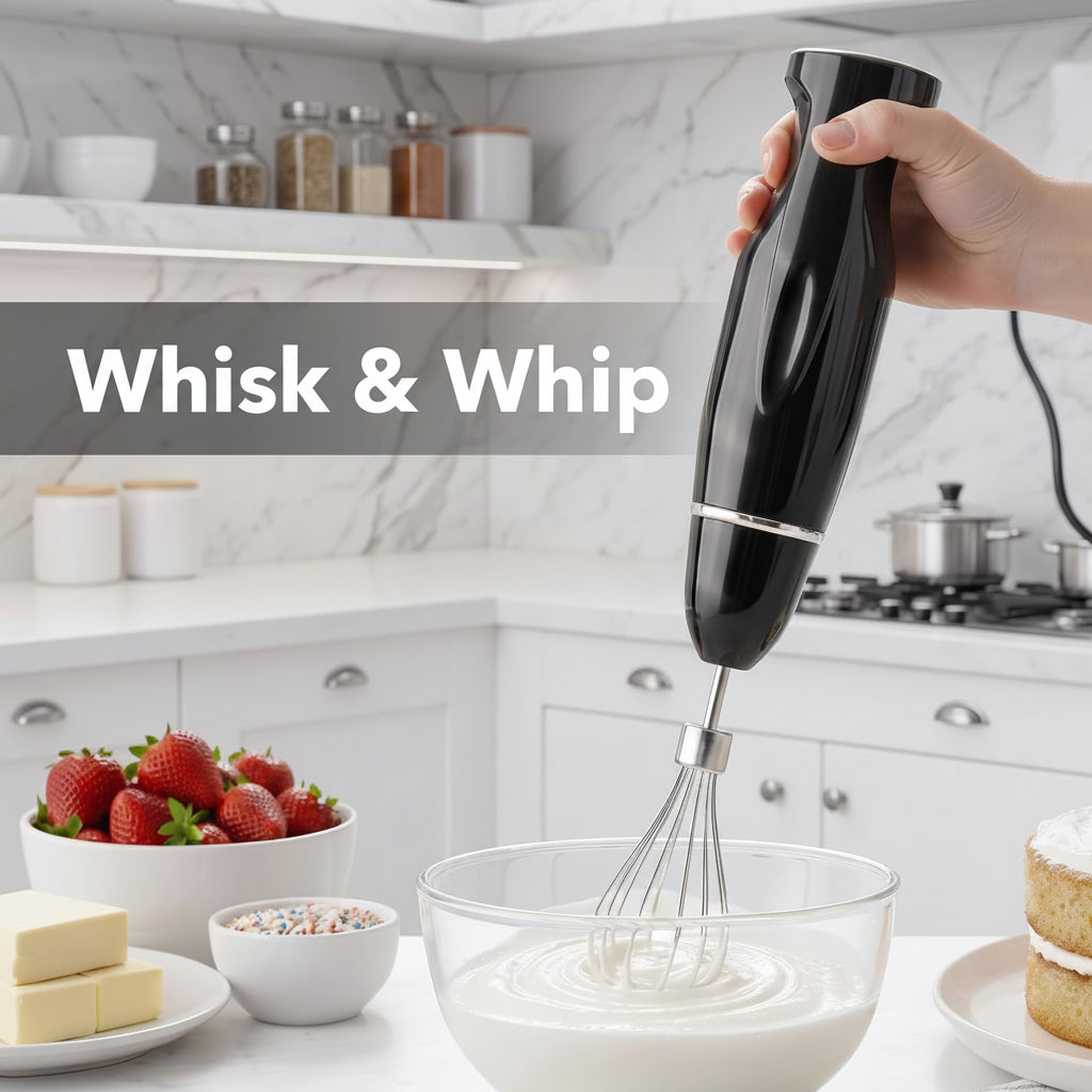 Portable Electric Stick Blender for Smoothies & Sauces