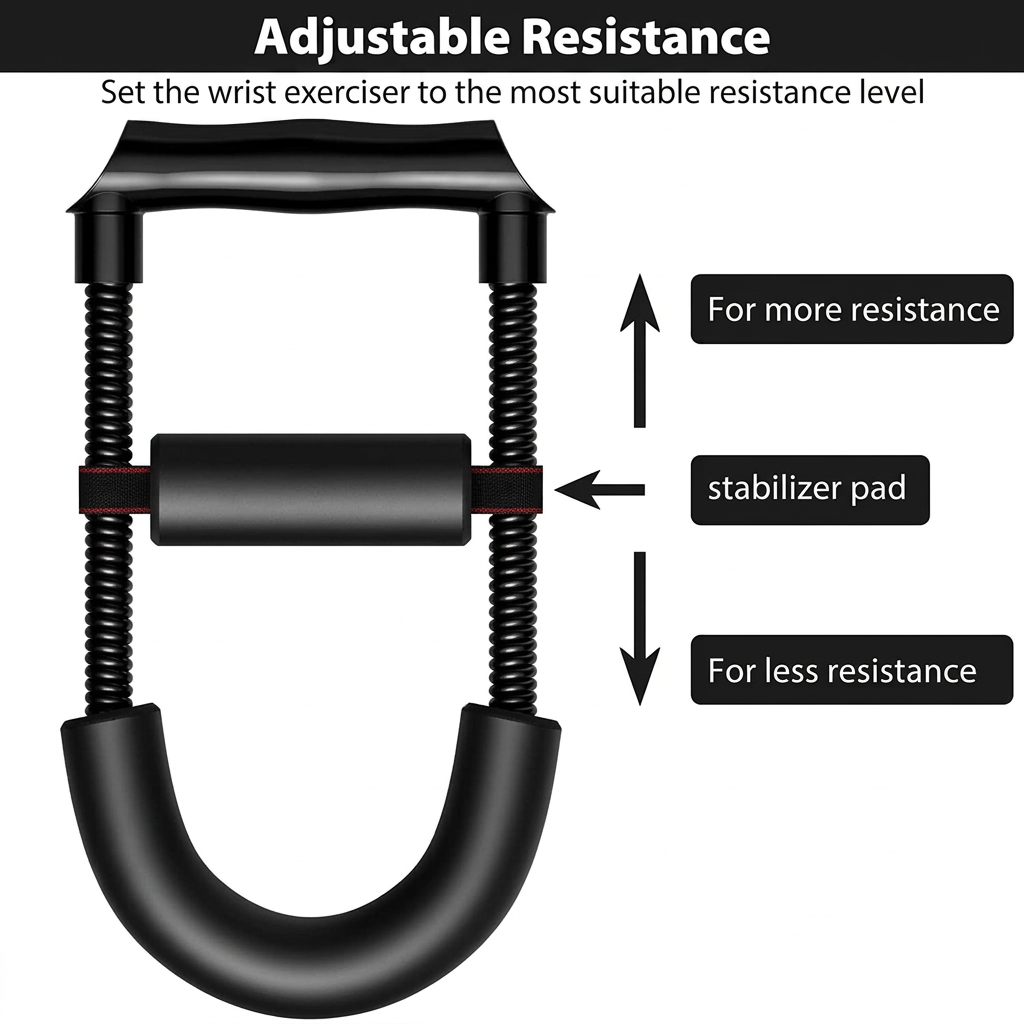Adjustable Hand Grip Trainer for Home or Gym