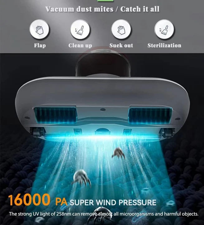 Powerful Mattress Vacuum Cleaner for Bed Sheets, Pillows & Sofa