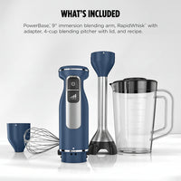 Kitchen Stick Mixer with Dishwasher-Safe Attachments