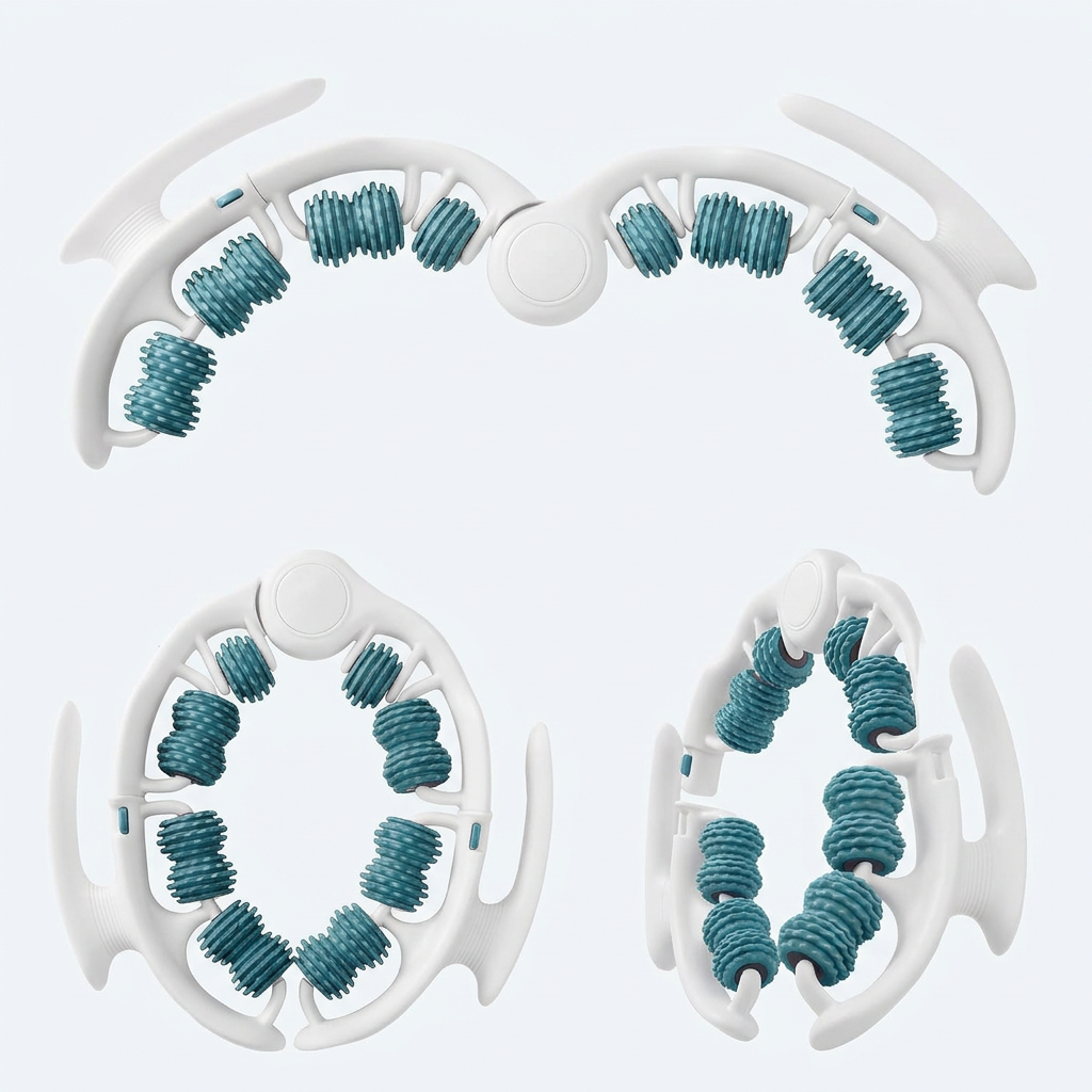Handheld body care roller for daily comfort routine