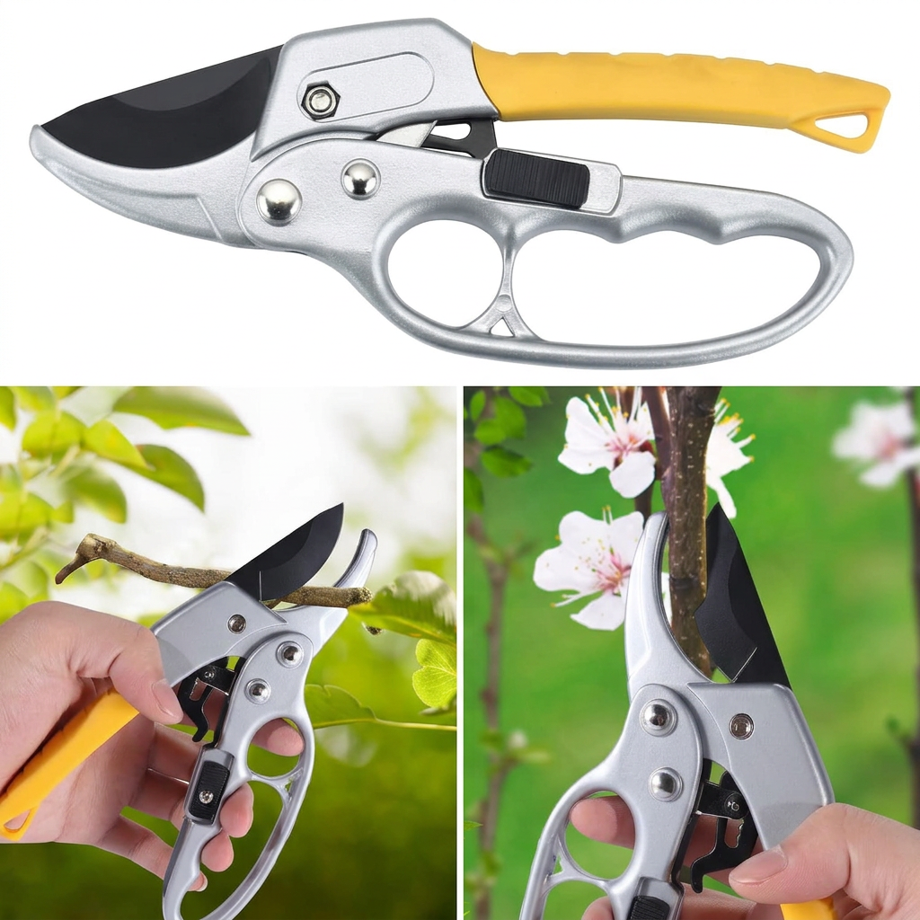 Handheld plant cutting tool for flowers stems and small branches