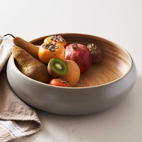 Large Eco-Friendly Decorative Fruit Basket in Gray