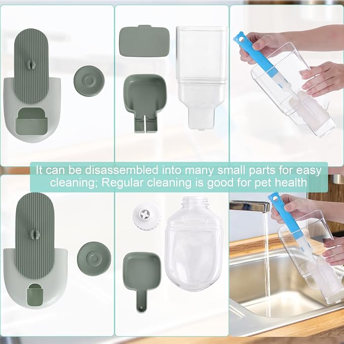 Hanging Rabbit Water Dispenser With Gravity Flow Design