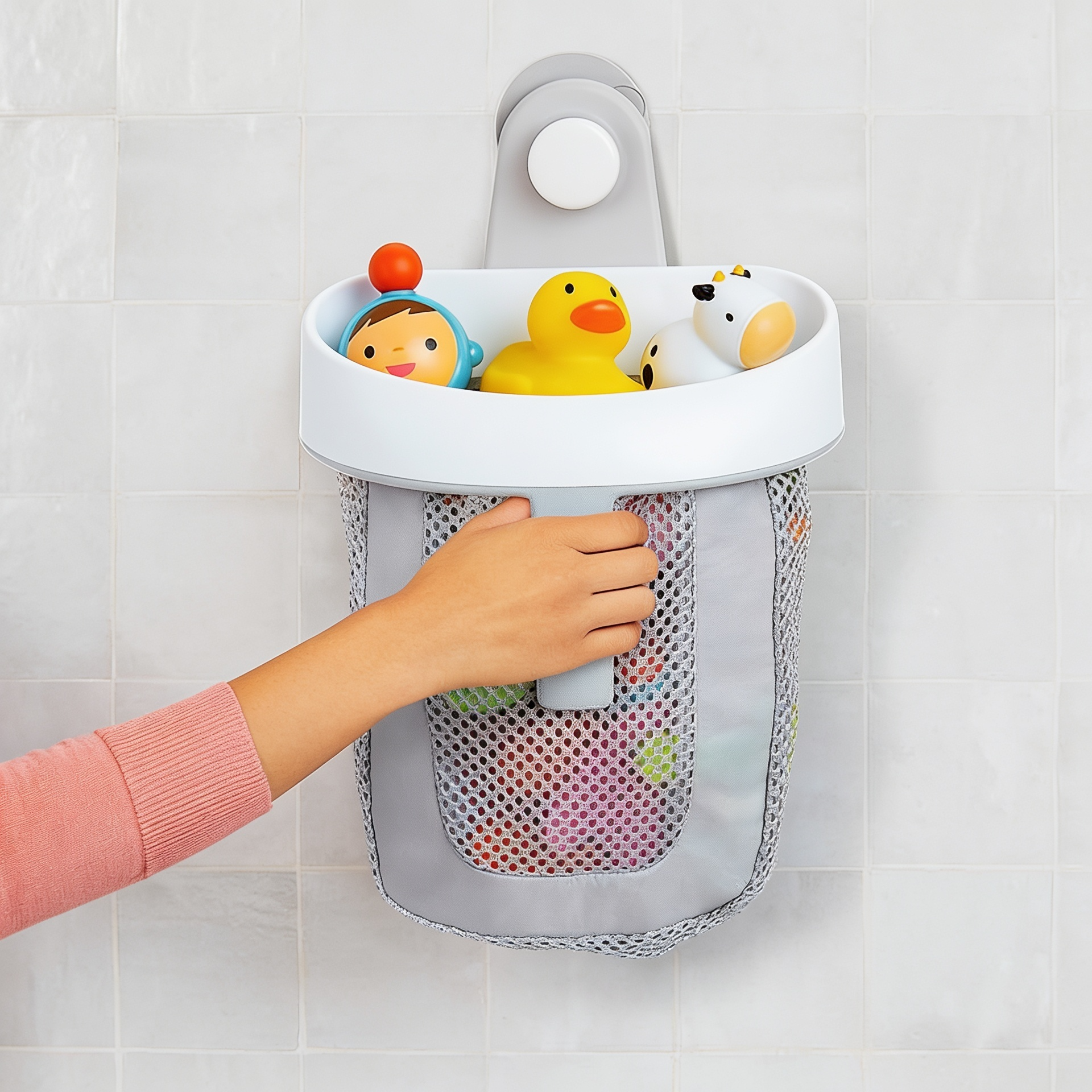 Quick Drying Mesh of Bath Toy Storage Bag - Breathable and Waterproof