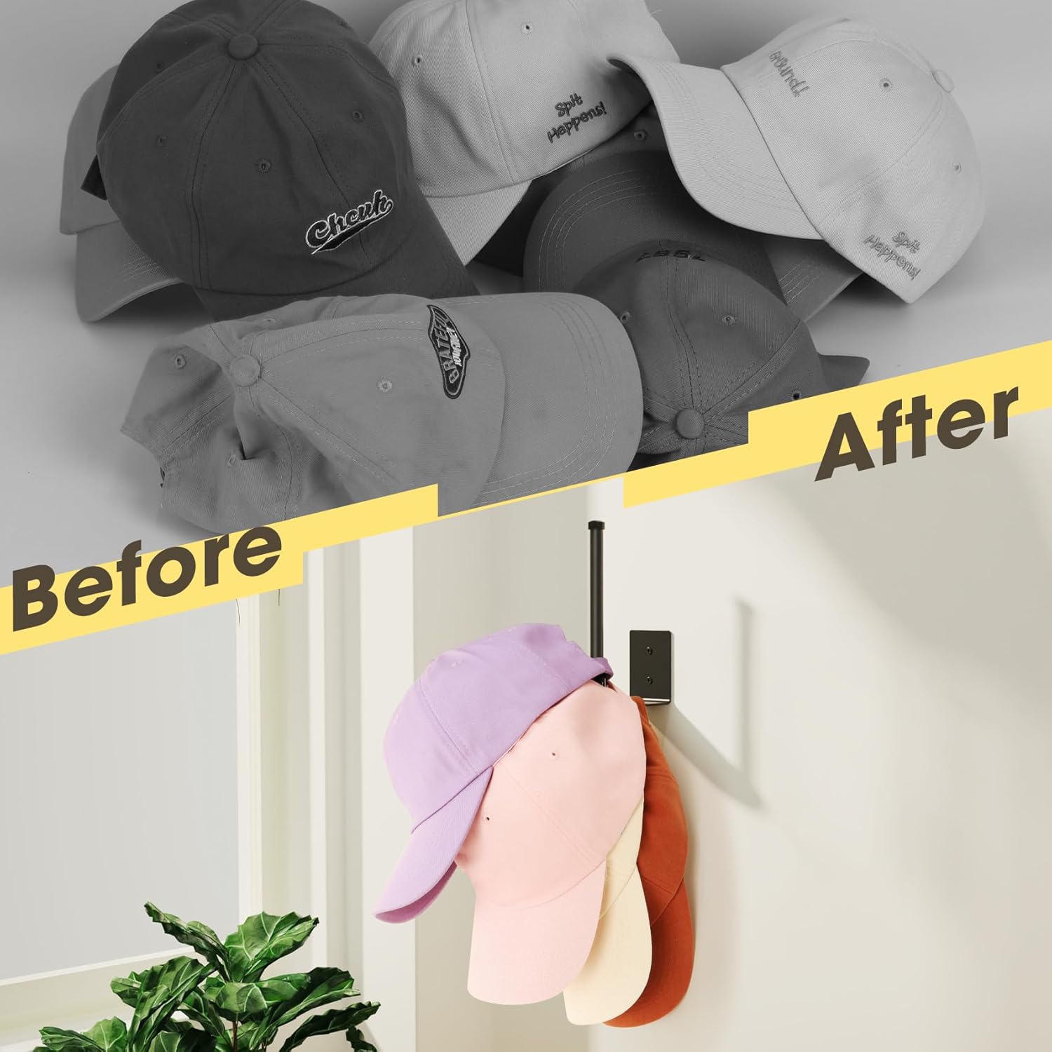 Hat Storage Wall Organizer
